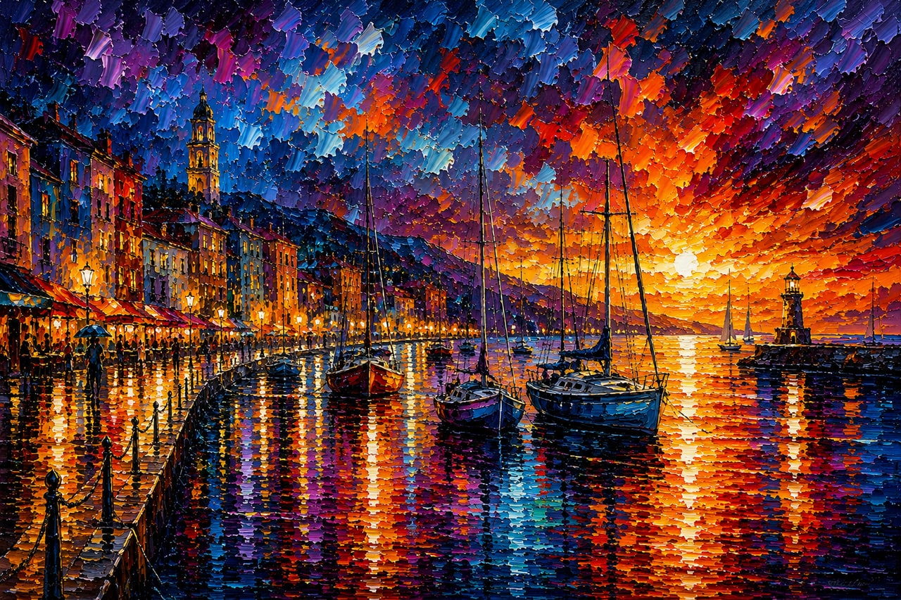 Harbor of Lights by Chromora Studio