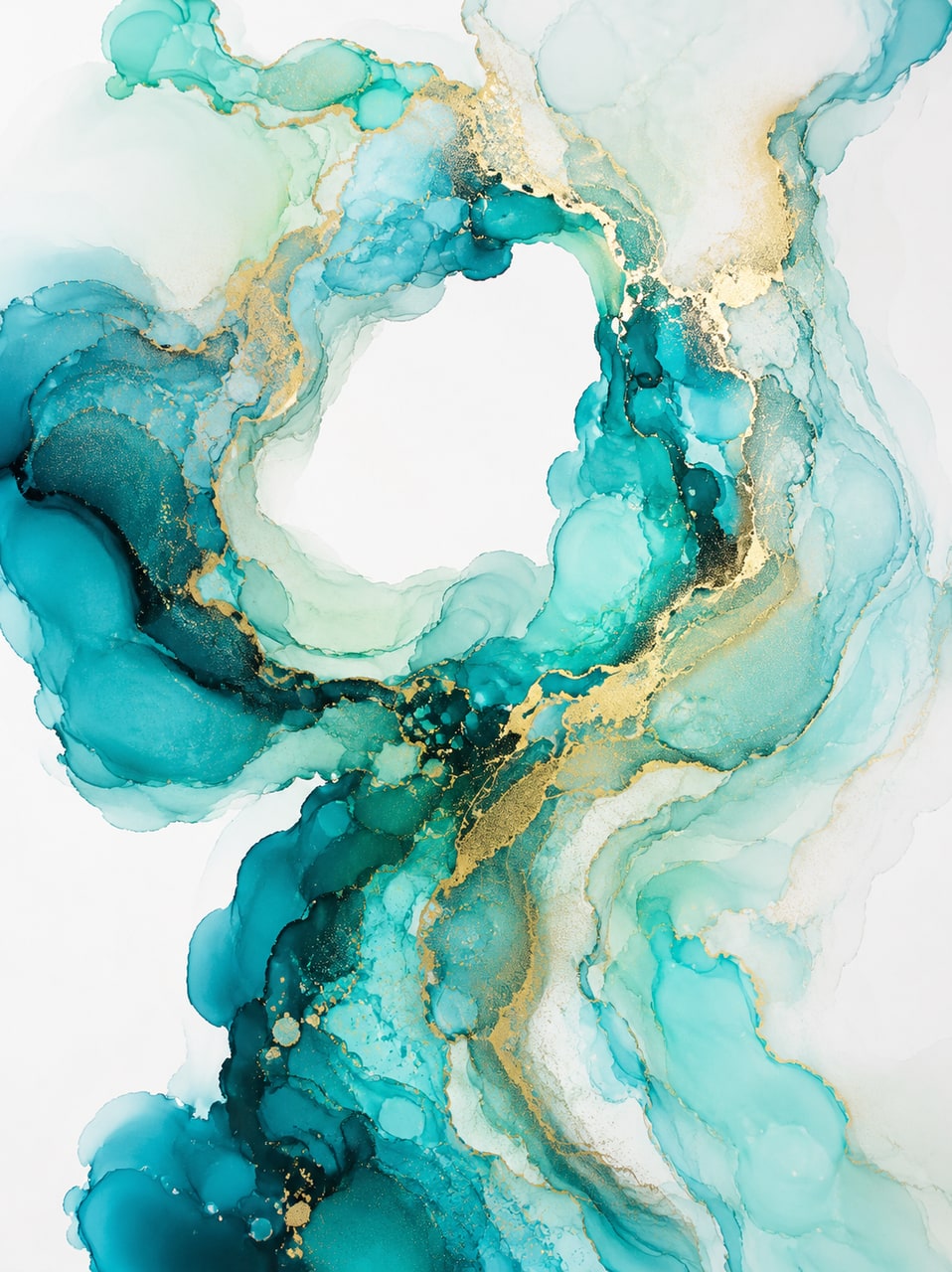 Turquoise Vein by Chromora Studio