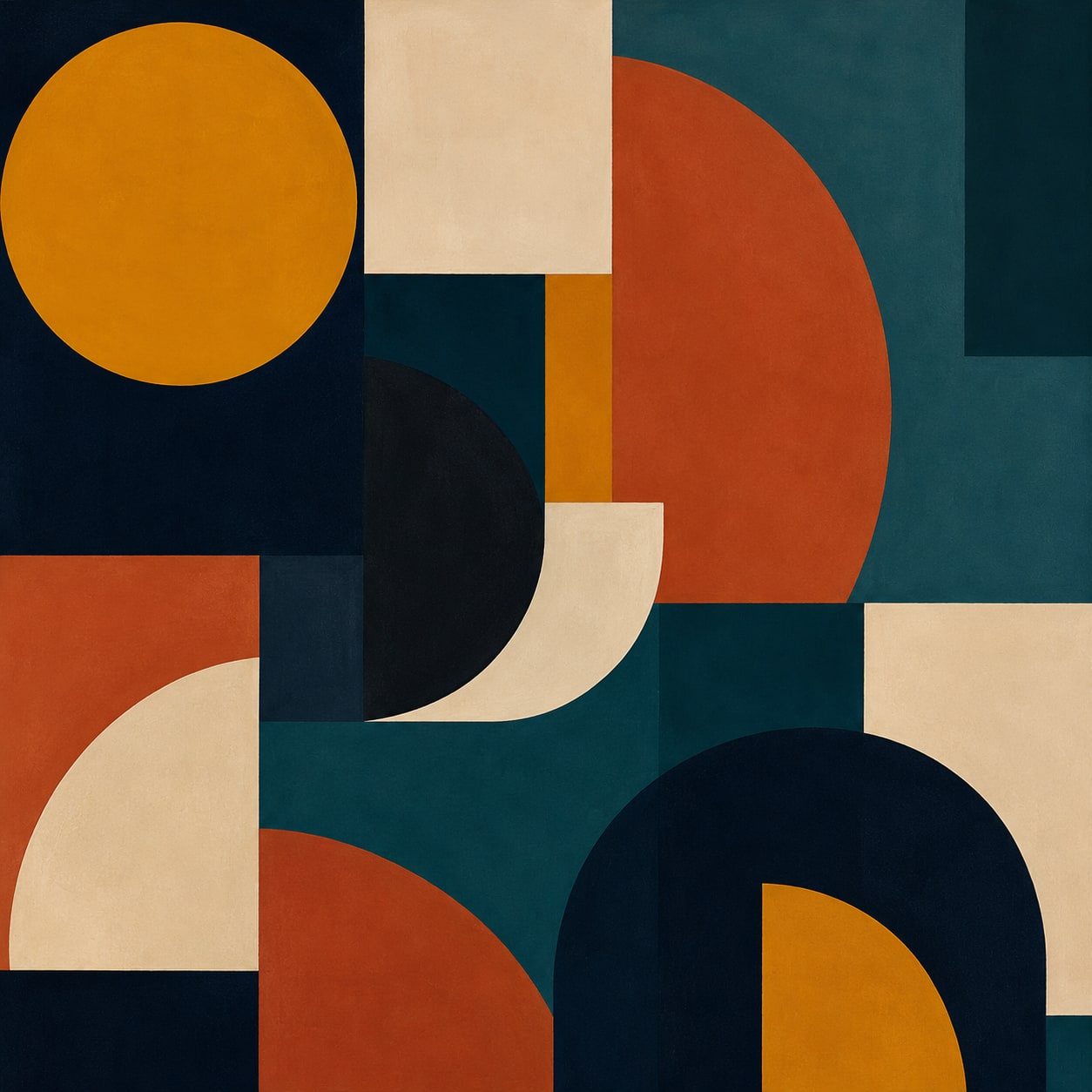 Mondrian Sunset by Chromora Studio