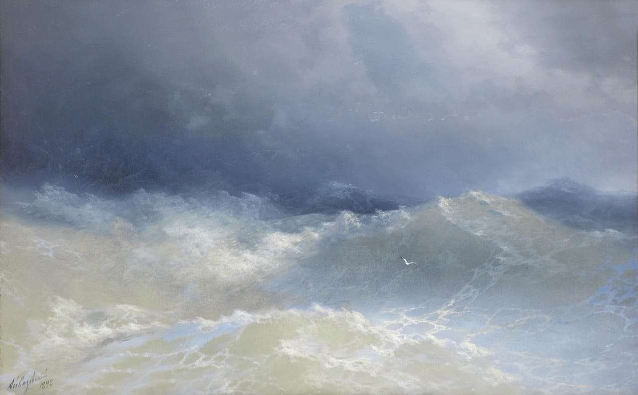 Among the Waves by Ivan Aivazovsky