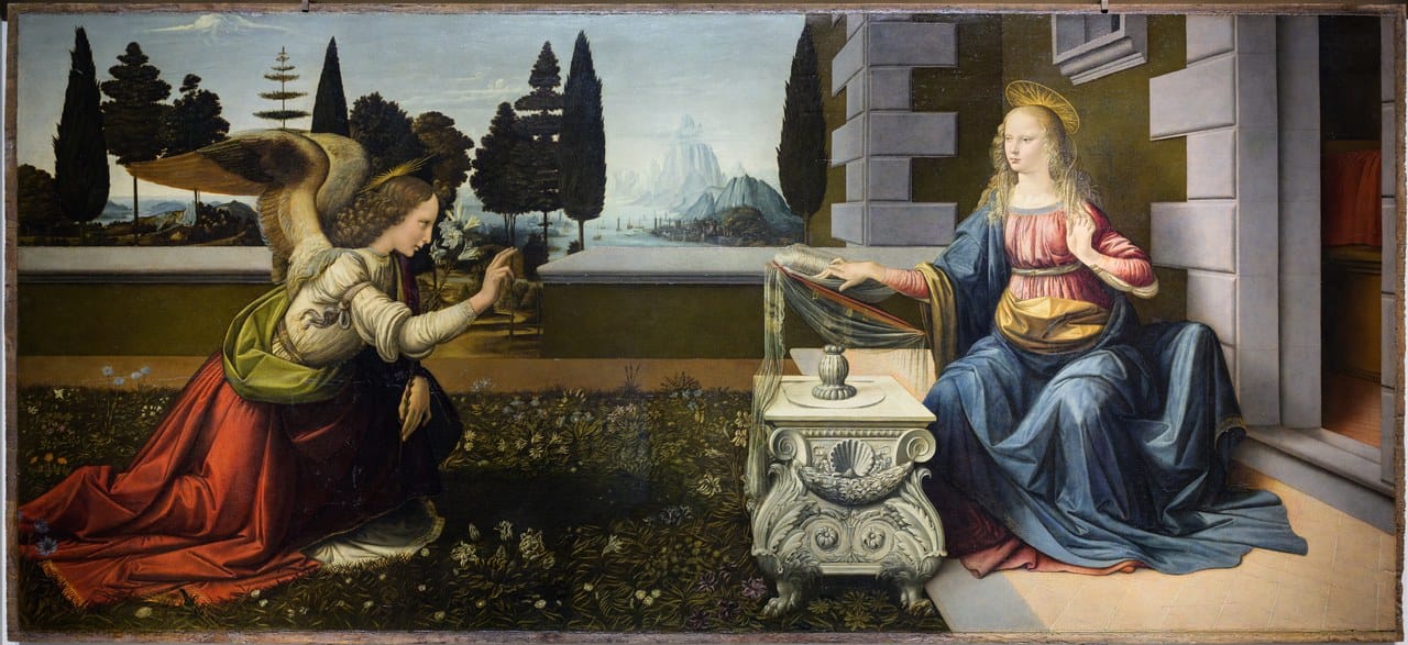 Annunciation by Leonardo da Vinci