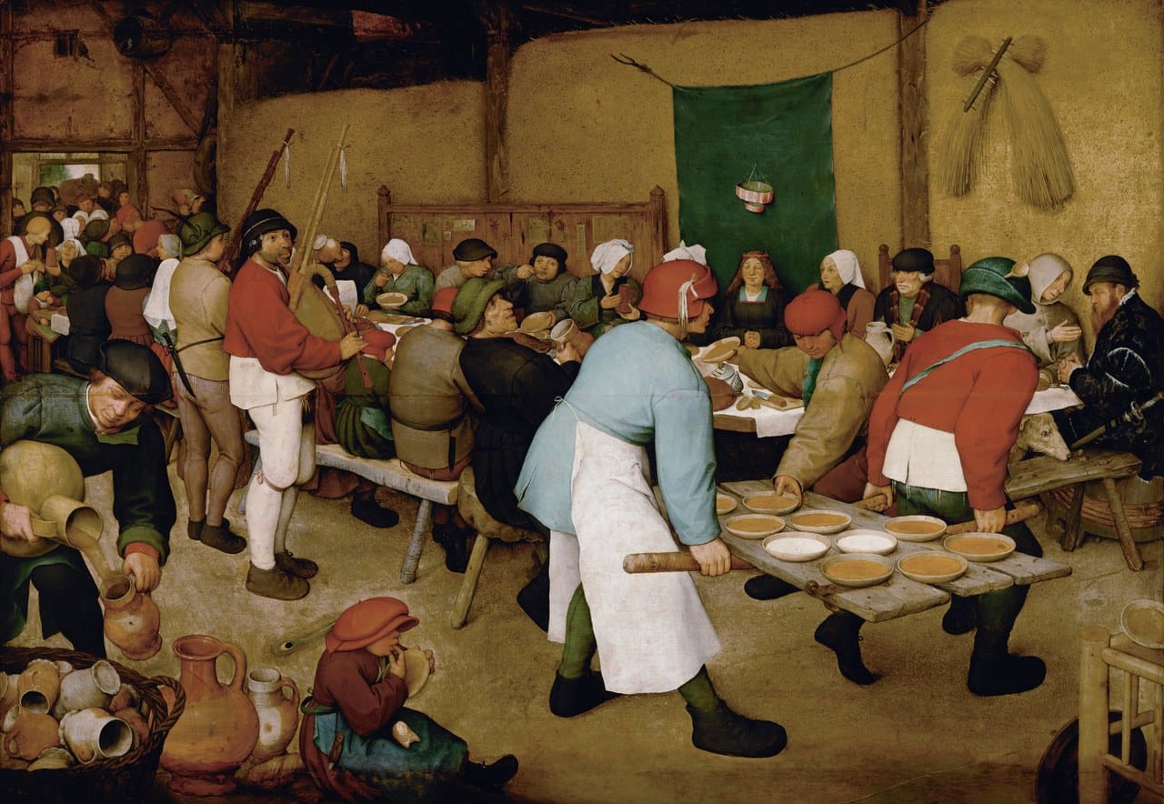 The Peasant Wedding by Pieter Bruegel the Elder