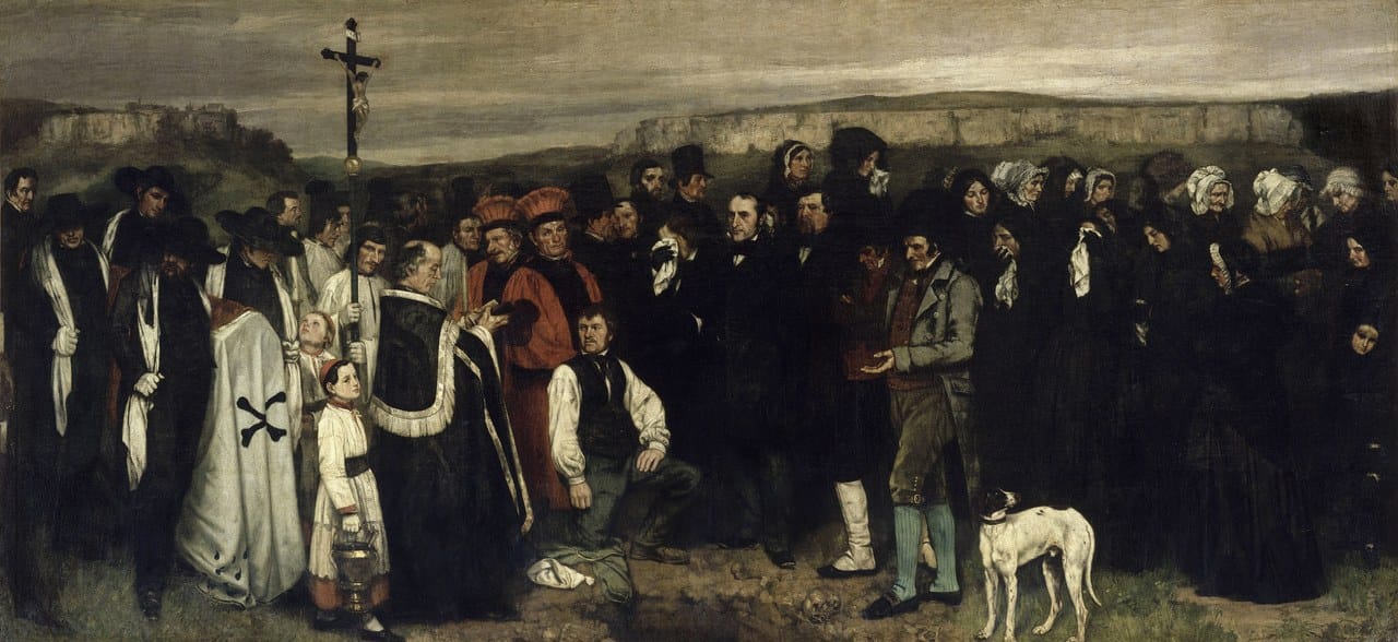 Featured painting by Gustave Courbet