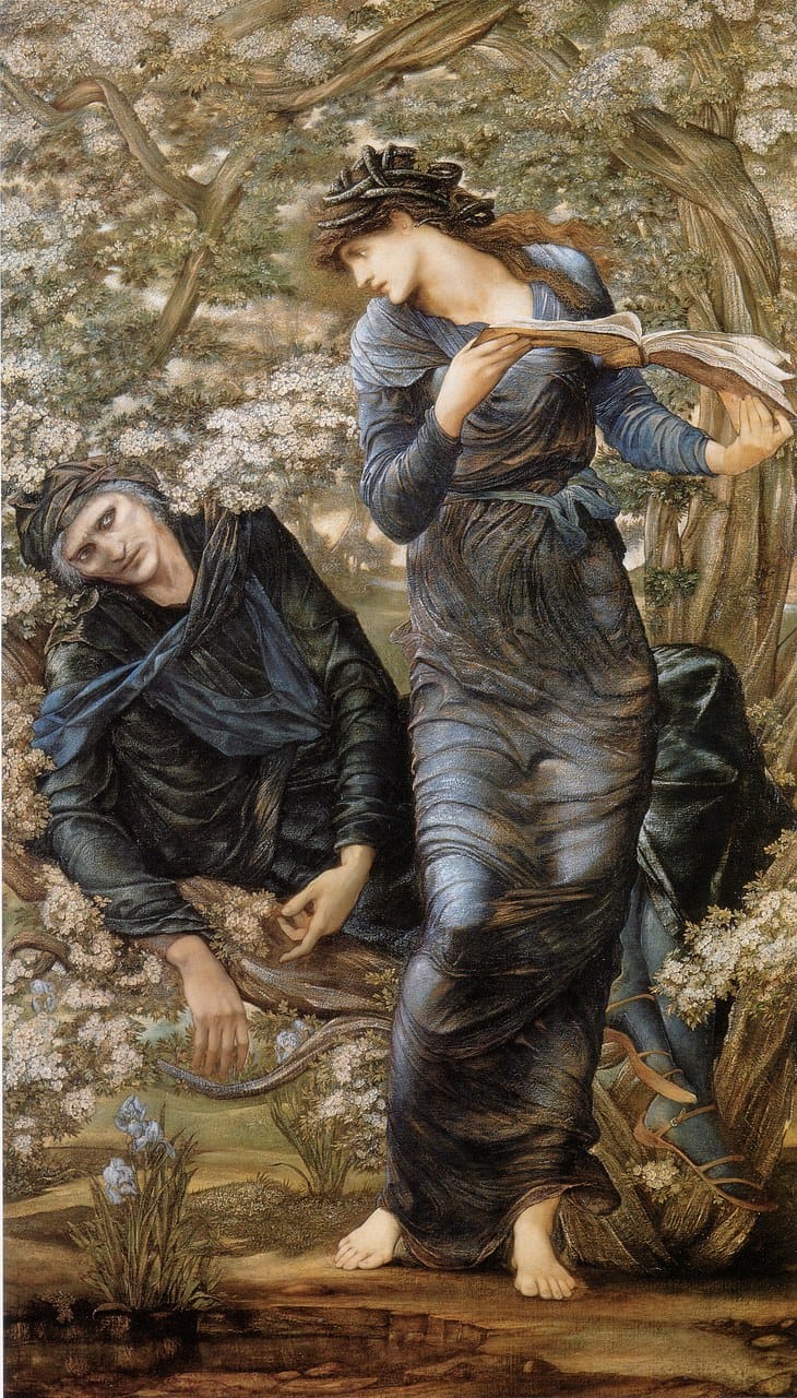Featured painting by Edward Burne-Jones