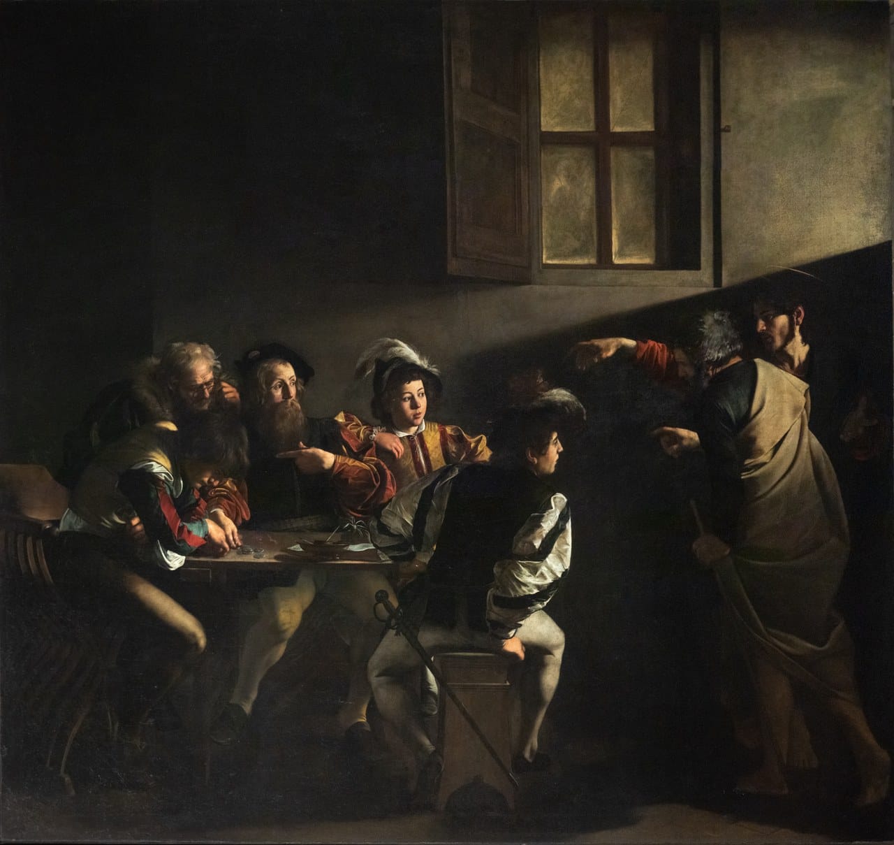 The Calling of Saint Matthew by Caravaggio