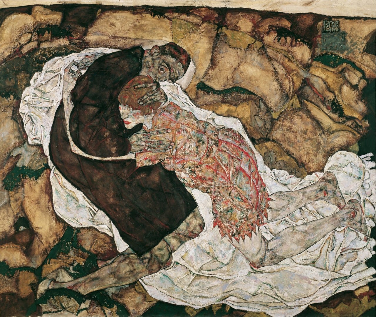 Featured painting by Egon Schiele