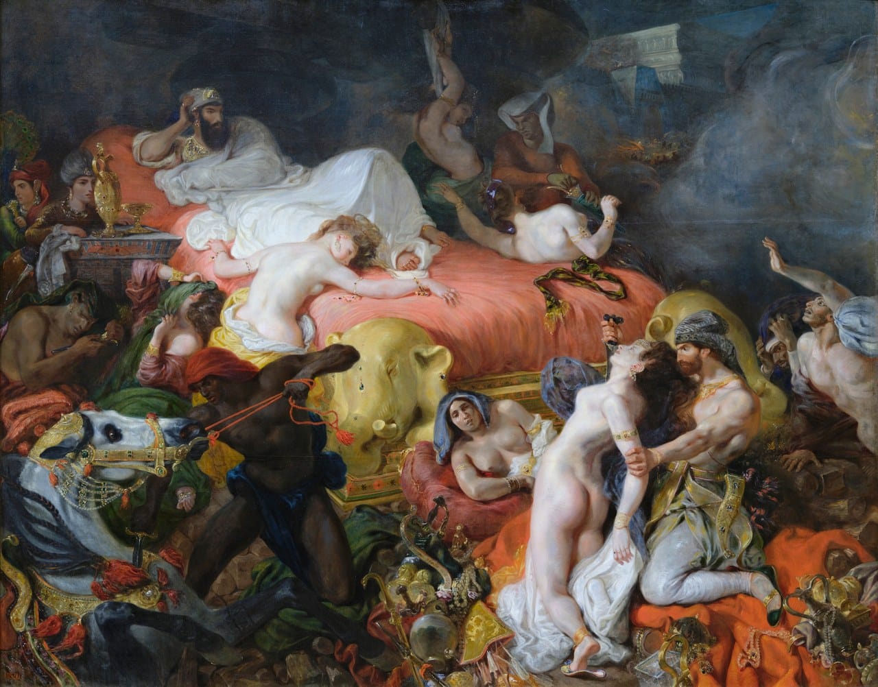 The Death of Sardanapalus by Eugène Delacroix