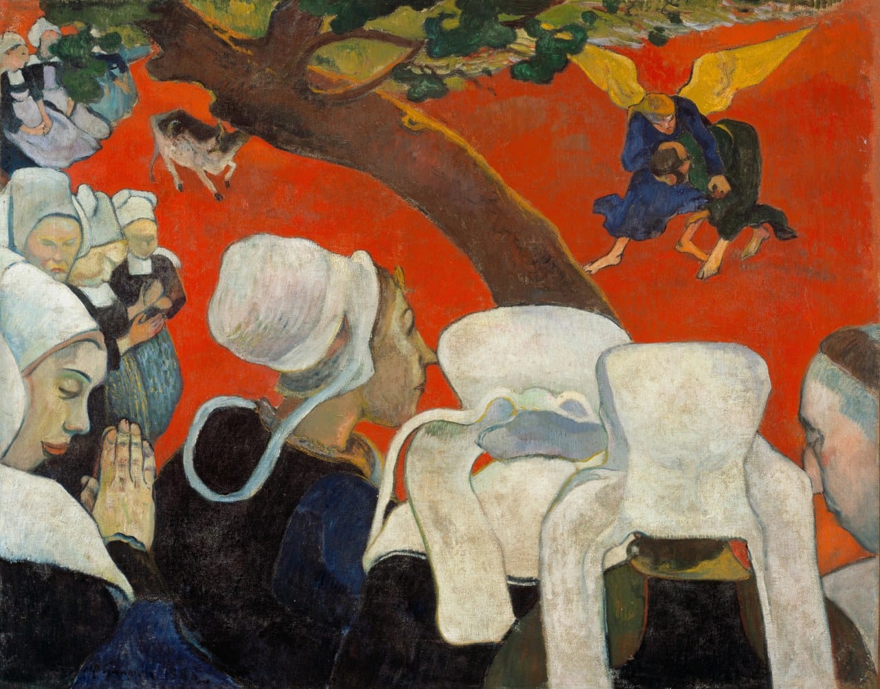 Vision After the Sermon by Paul Gauguin
