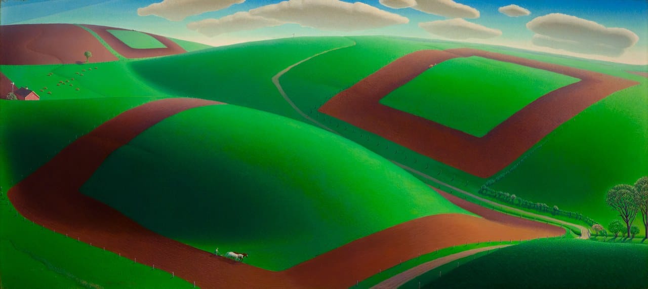 Spring Turning by Grant Wood