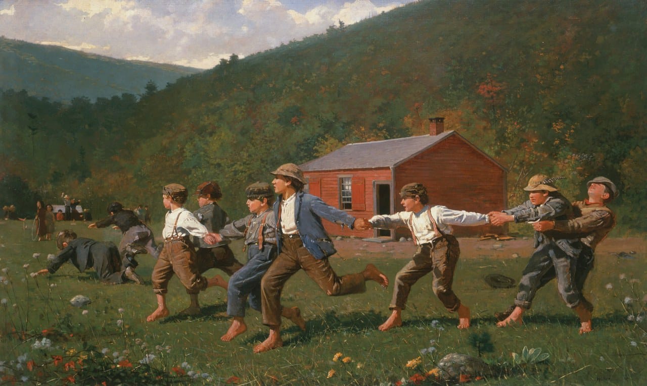 Snap the Whip by Winslow Homer