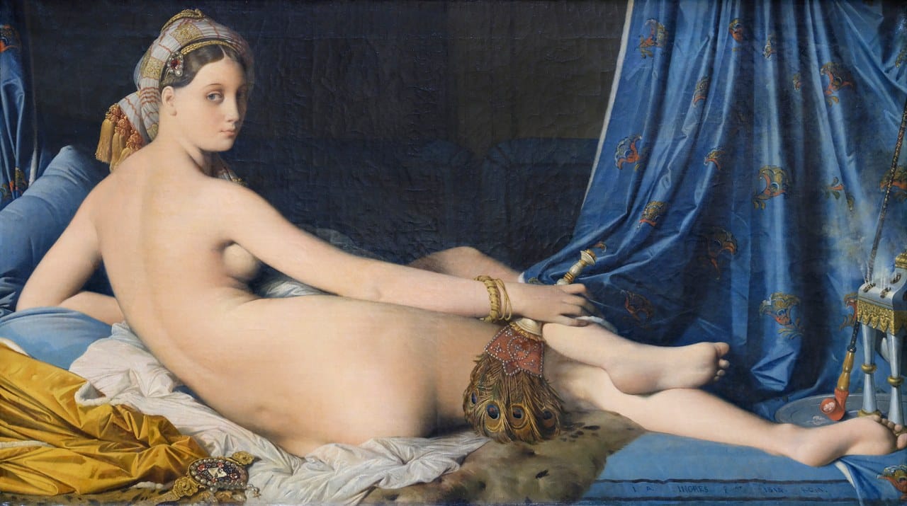 La Grande Odalisque by Jean-Auguste-Dominique Ingres