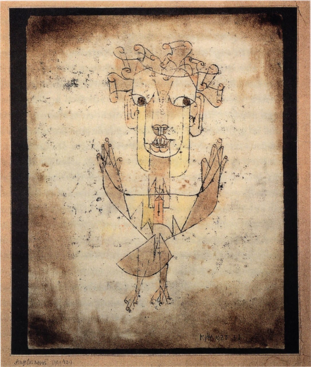 Angelus Novus by Paul Klee