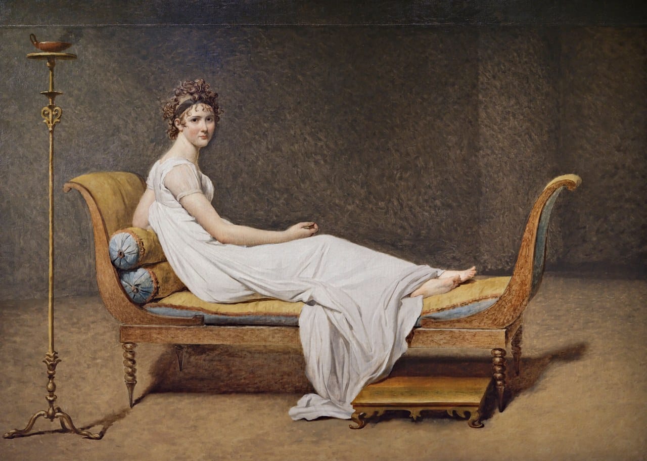 Portrait of Madame Récamier by Jacques-Louis David