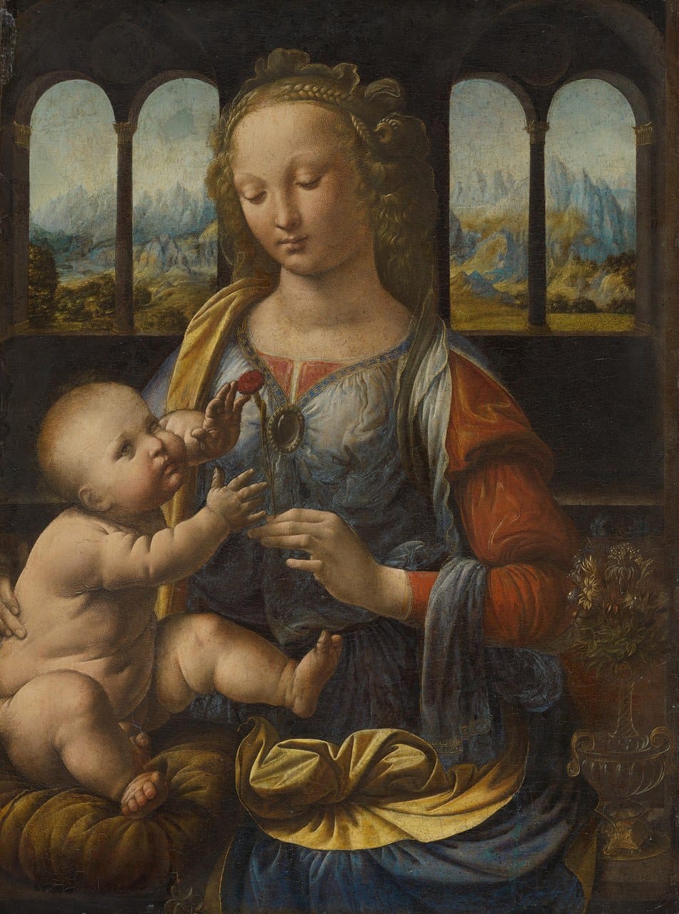 Madonna of the Carnation by Leonardo da Vinci