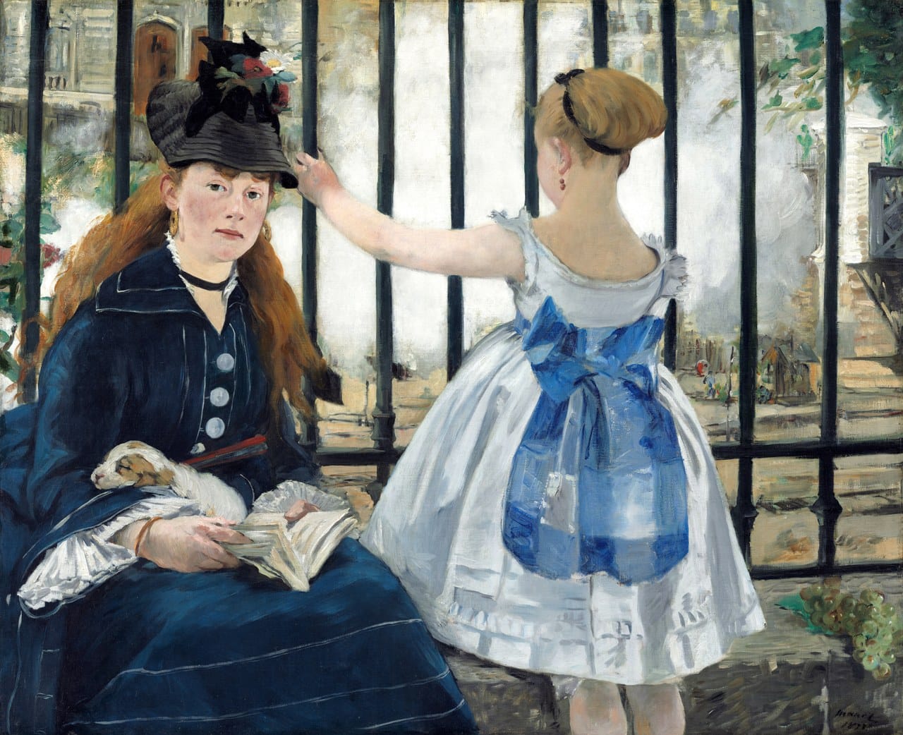 The Railway (Gare Saint-Lazare) by Édouard Manet