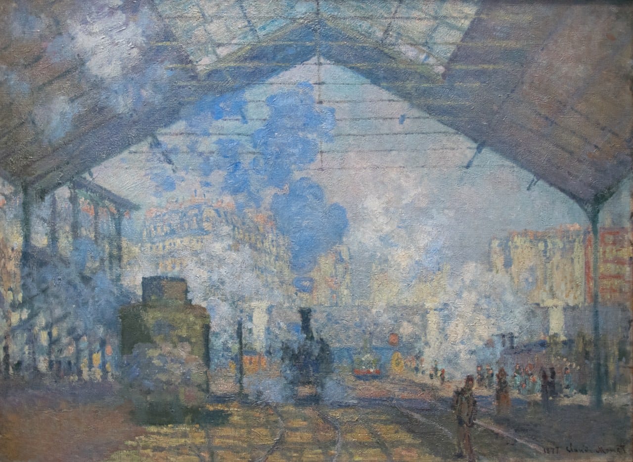 Gare Saint-Lazare by Claude Monet