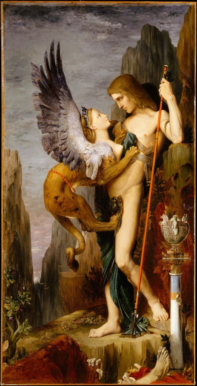 Featured painting by Gustave Moreau