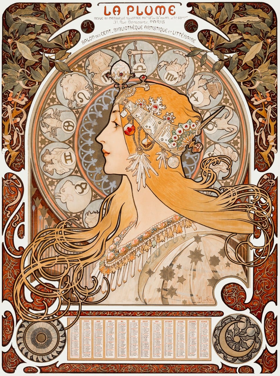 Zodiac by Alphonse Mucha