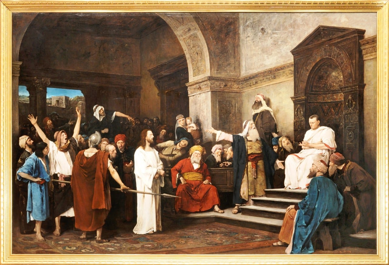 Featured painting by Mihály Munkácsy