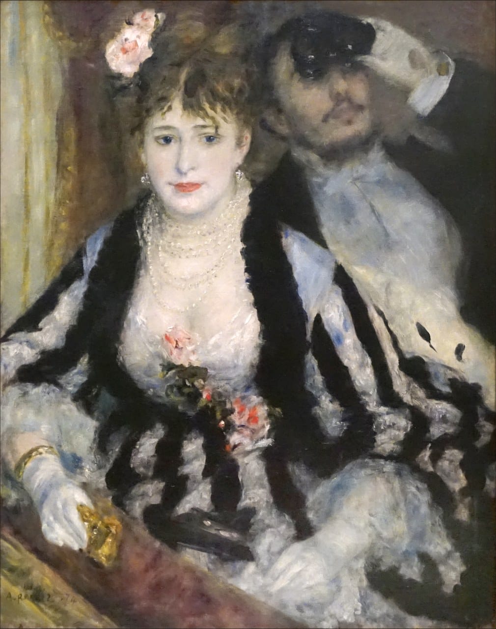 La Loge by Pierre-Auguste Renoir