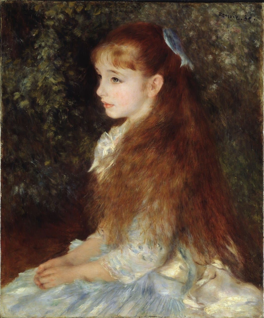 Portrait of Irène Cahen d'Anvers by Pierre-Auguste Renoir
