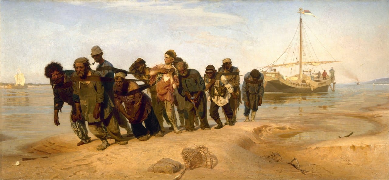 Featured painting by Ilya Repin