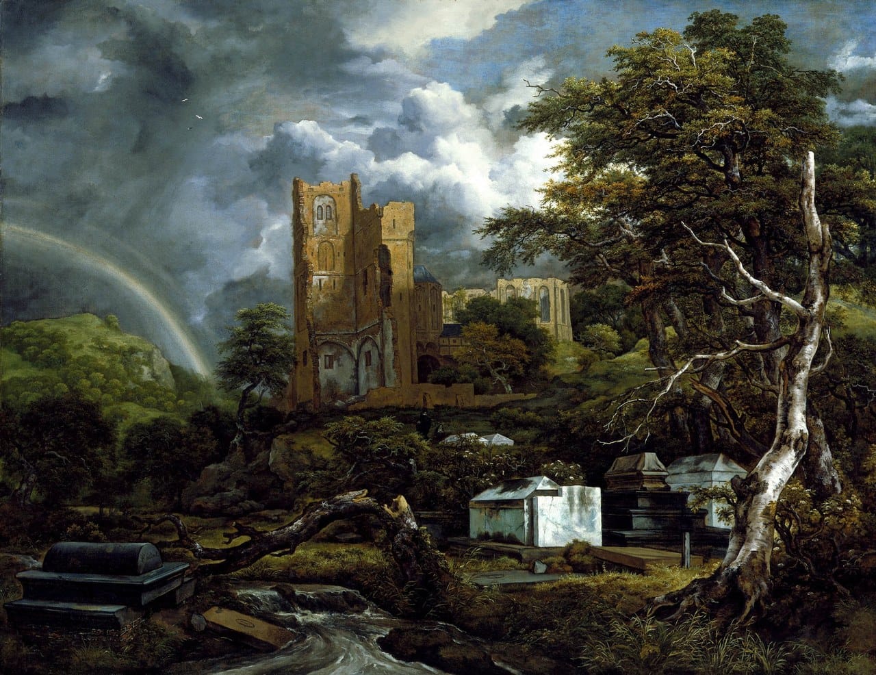 Featured painting by Jacob van Ruisdael