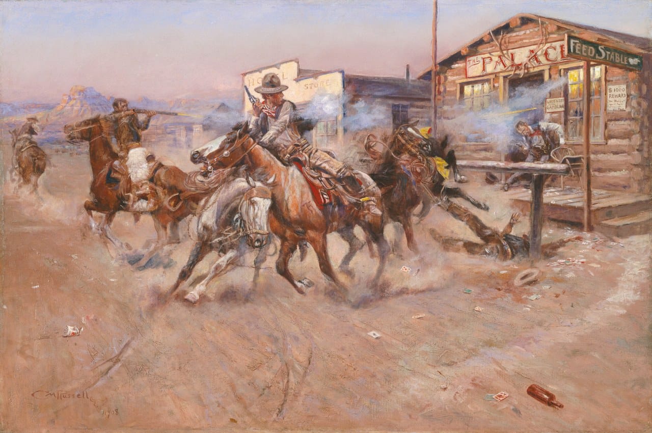 Smoke of a .45 by Charles M. Russell