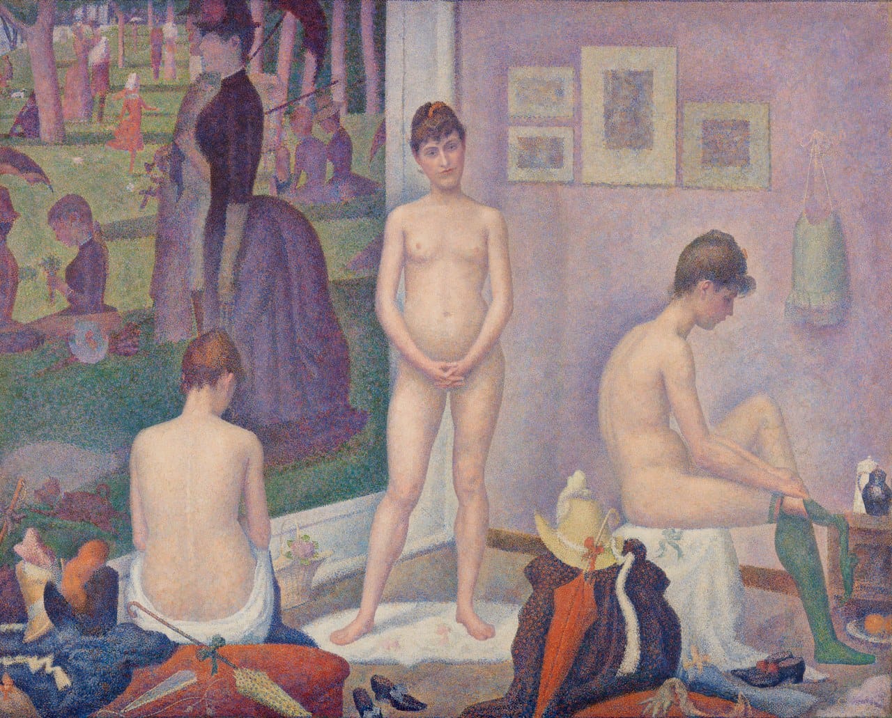 Les Poseuses (The Models) by Georges Seurat
