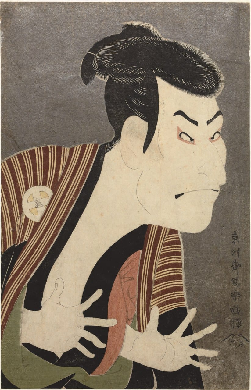 Featured painting by Tōshūsai Sharaku