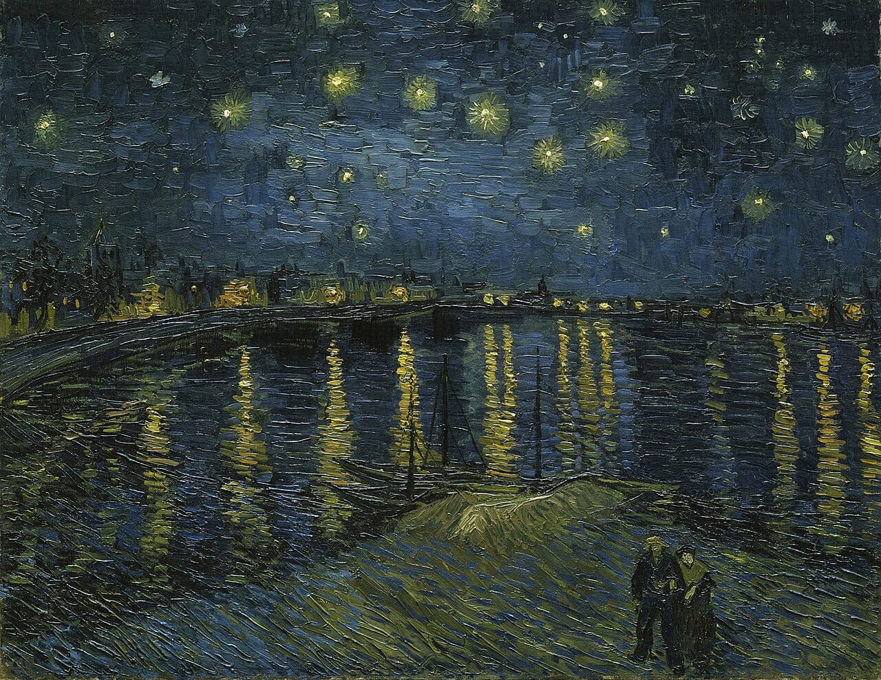 Starry Night Over the Rhône by Vincent van Gogh