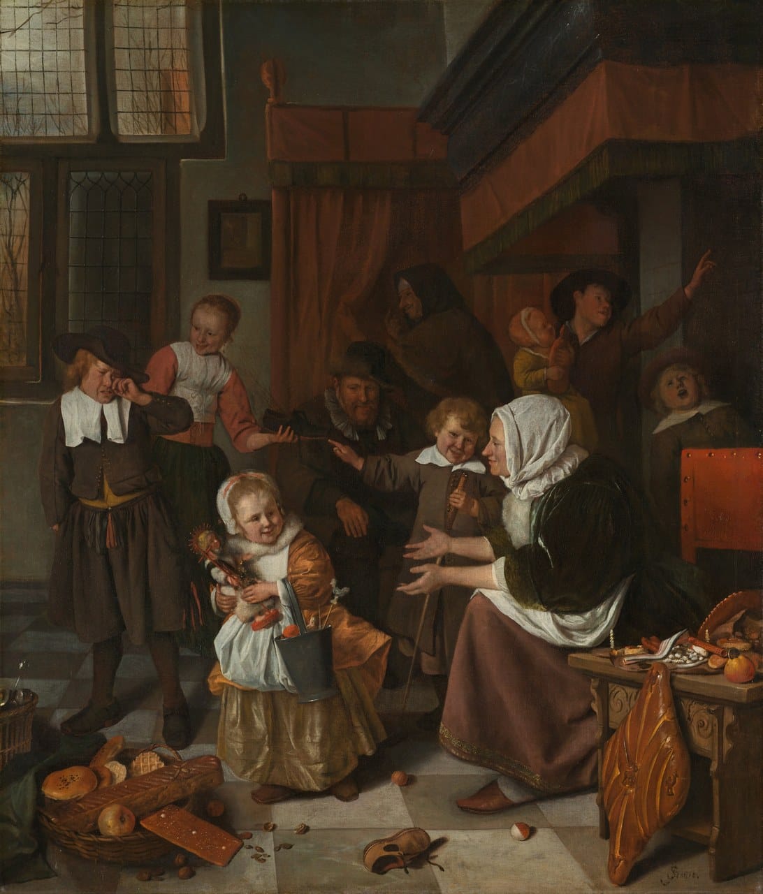 Featured painting by Jan Steen