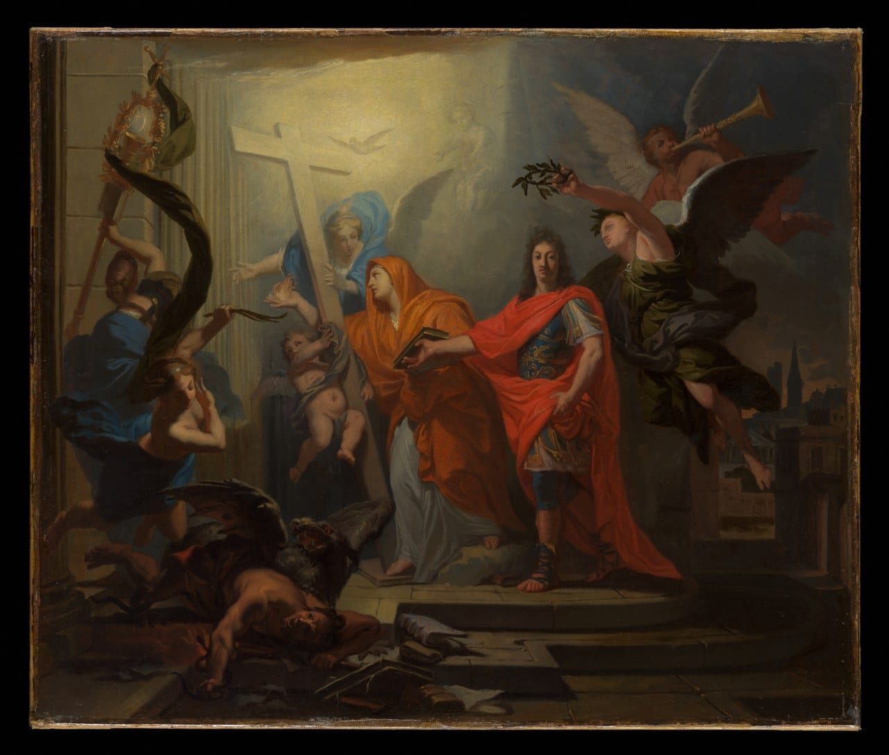 Featured painting by Claude Guy Hallé