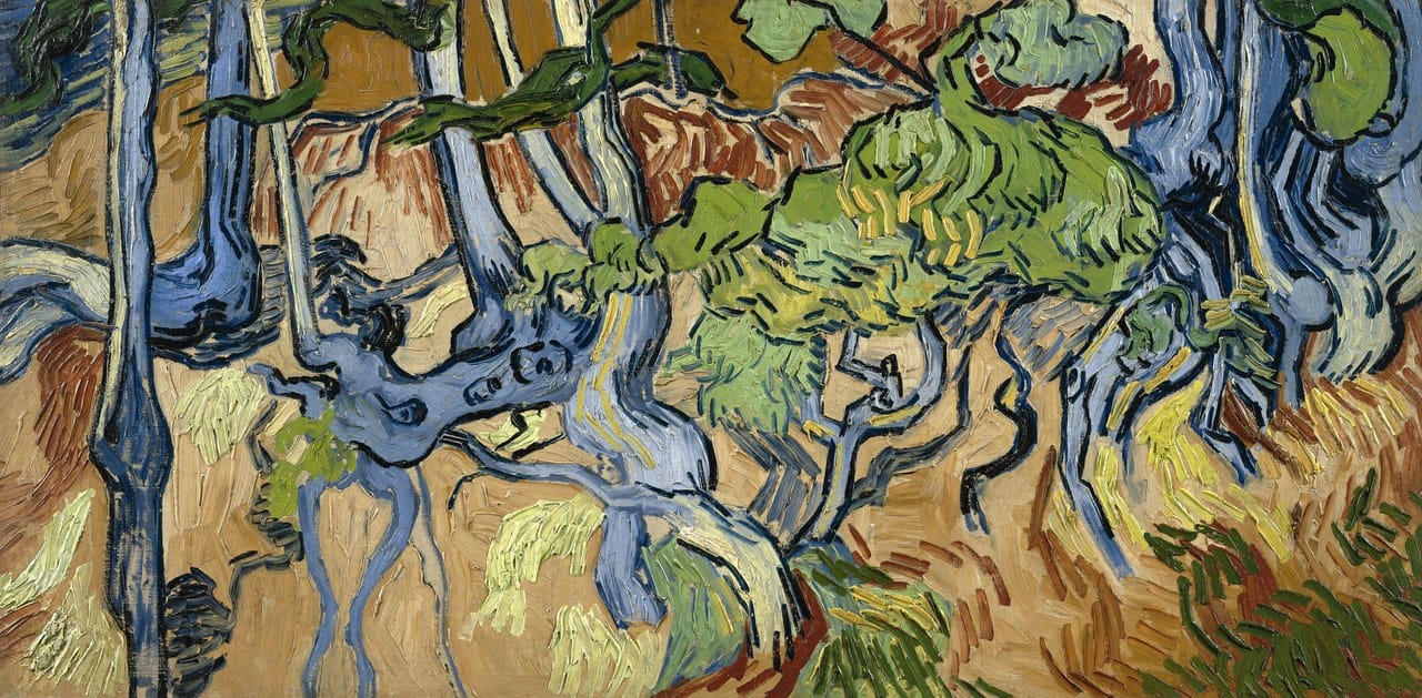 Tree Roots by Vincent van Gogh