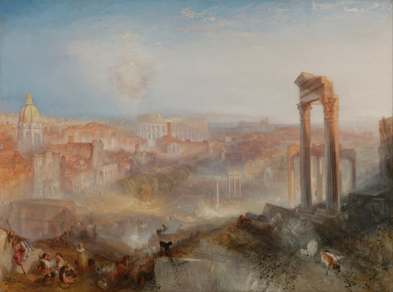 Modern Rome — Campo Vaccino by J. M. W. Turner