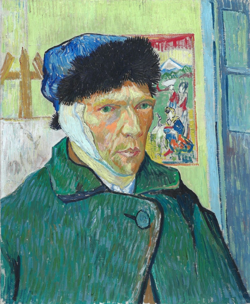 Self-Portrait with Bandaged Ear by Vincent van Gogh
