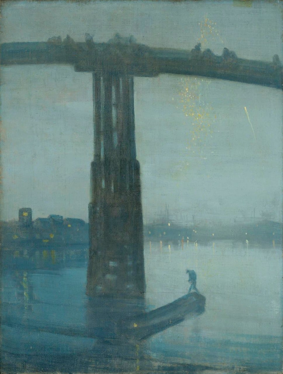 Nocturne: Blue and Gold — Old Battersea Bridge by James McNeill Whistler